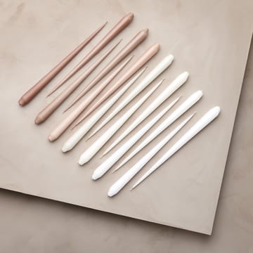 ester & erik lys 4-stk. lakket - ivory, 32 cm - ester & erik
