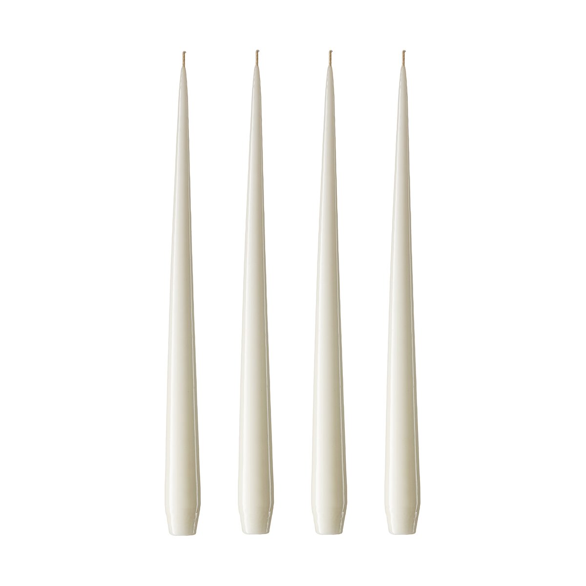 ester & erik ester & erik lys 4-stk. lakket ivory, 42 cm