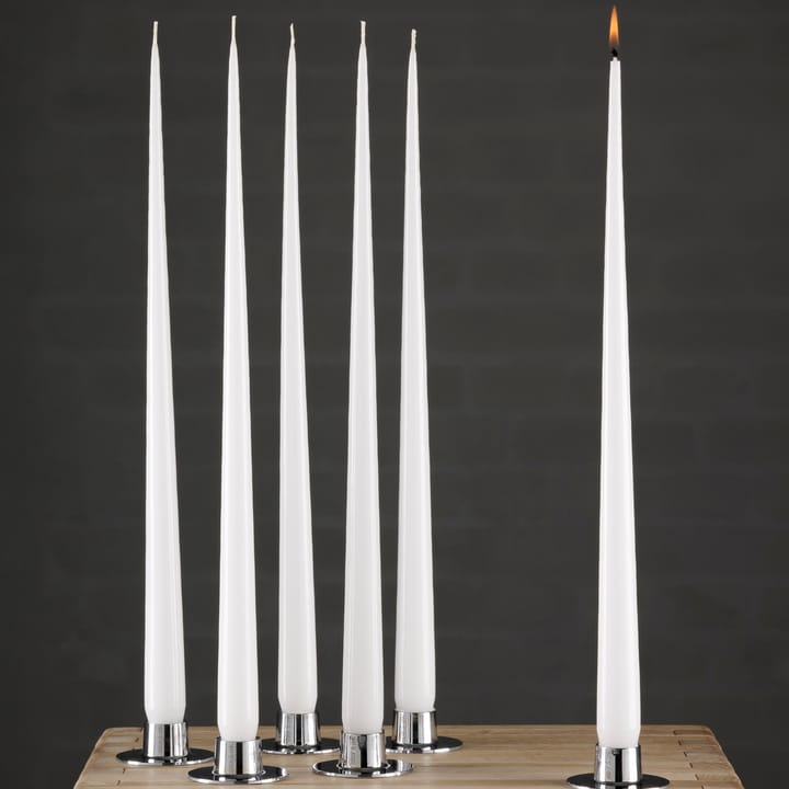 ester & erik lys 4-stk. lakket, pure white, 32 cm ester & erik