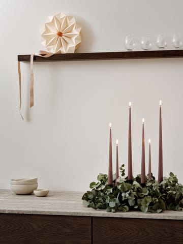 ester & erik lys 4-stk. lakket - Winter rose 84, 32 cm - ester & erik