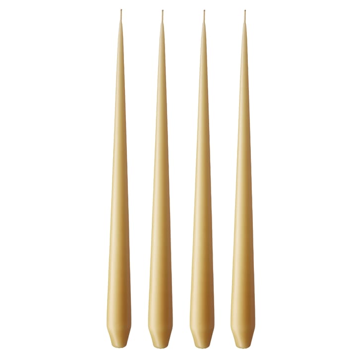 ester & erik lys 4-stk. matt - beige 14/2, 32 cm - Ester & erik