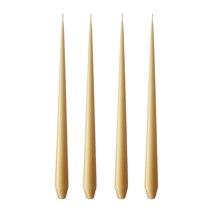 ester & erik lys 4-stk. matt - beige 14/2, 42 cm - Ester & erik