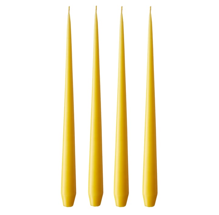 ester & erik lys 4-stk. matt, dark Lemon drop 15/2, 32 cm ester & erik