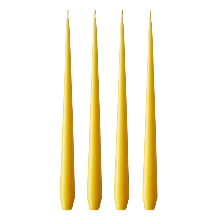 ester & erik lys 4-stk. matt, dark Lemon drop 15/2, 42 cm ester & erik