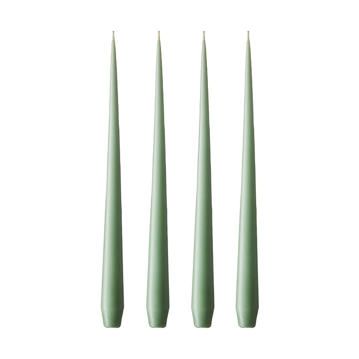 ester & erik lys 4-stk. matt - eucalyptus, 42 cm - Ester & erik