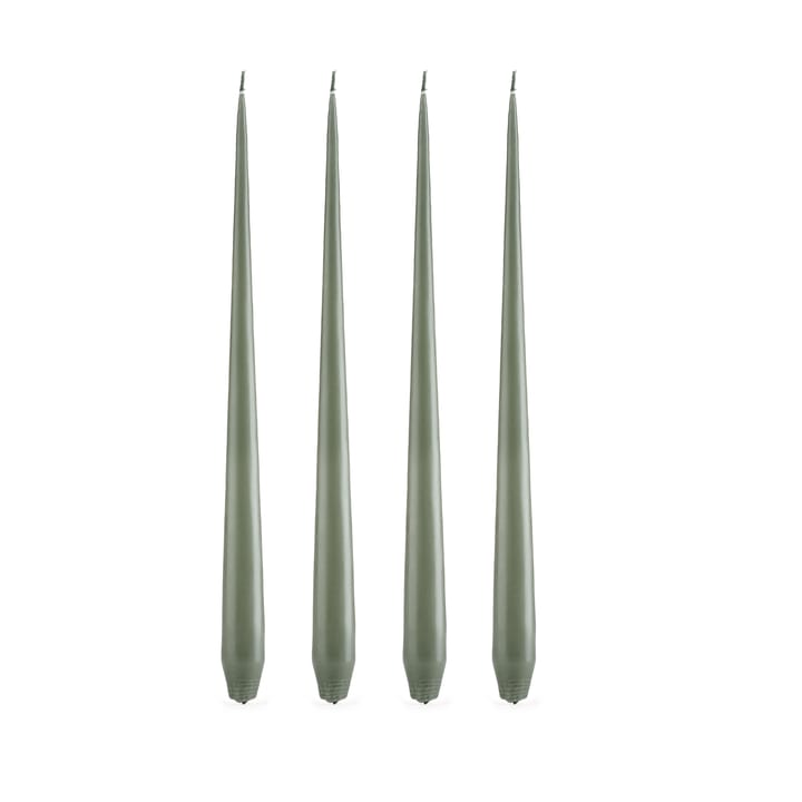 ester & erik lys 4-stk. matt - green soil, 42 cm - Ester & erik