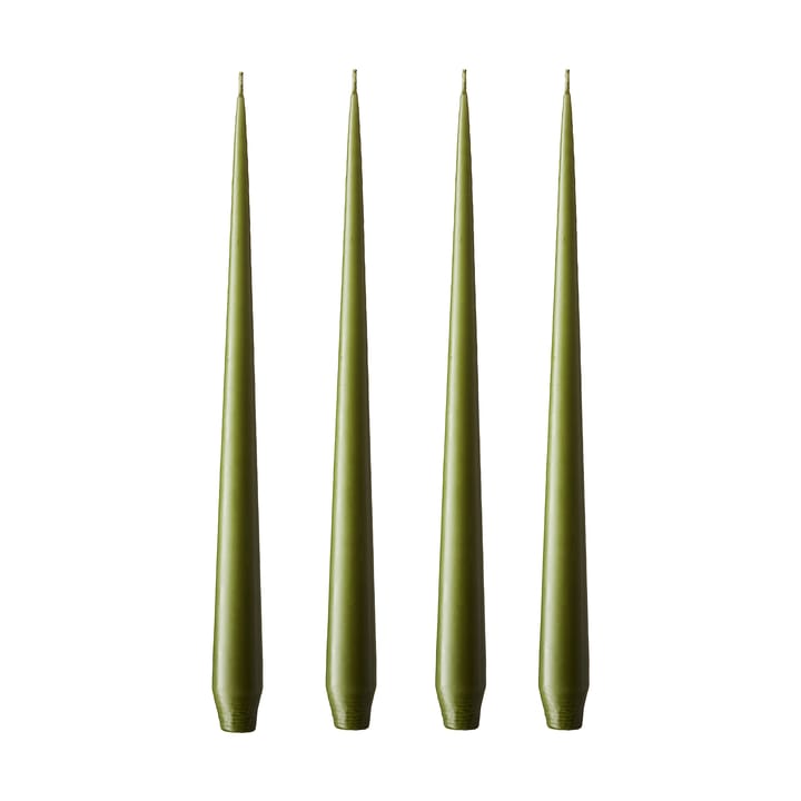 ester & erik lys 4-stk. matt - olive glow, 42 cm - Ester & erik