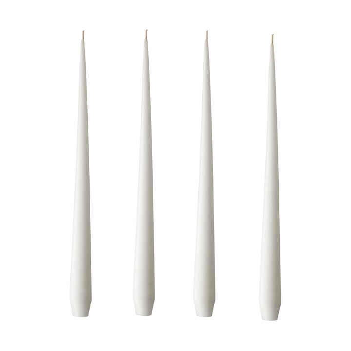 ester & erik lys 4-stk. matt - pure white, 32 cm - Ester & erik