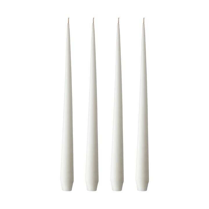 ester & erik lys 4-stk. matt - pure white, 42 cm - Ester & erik