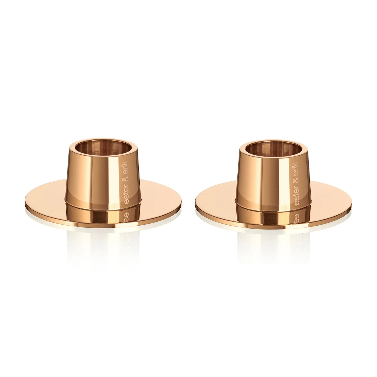 ester & erik ester & erik lysestake blank 2-stk. Roségull
