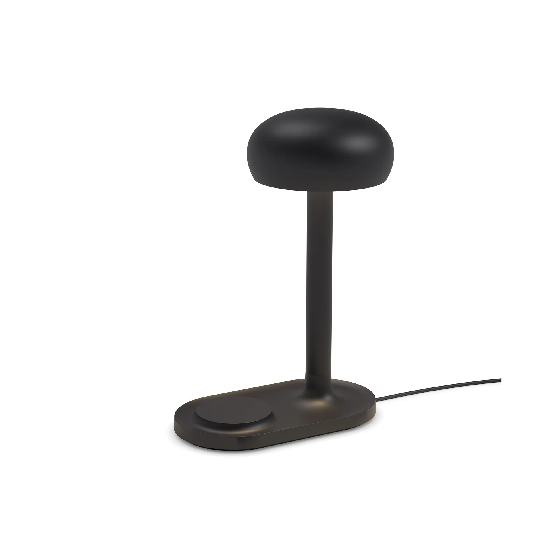 Emendo bordlampe med Qi-lader, Black Eva Solo
