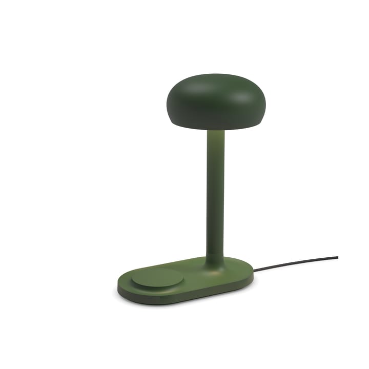 Emendo bordlampe med Qi-lader, Emerald green Eva Solo