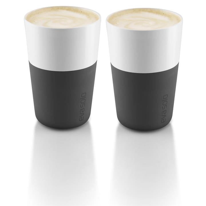 Eva Solo Caffè latte-kopp 2-pakning, Black Eva Solo