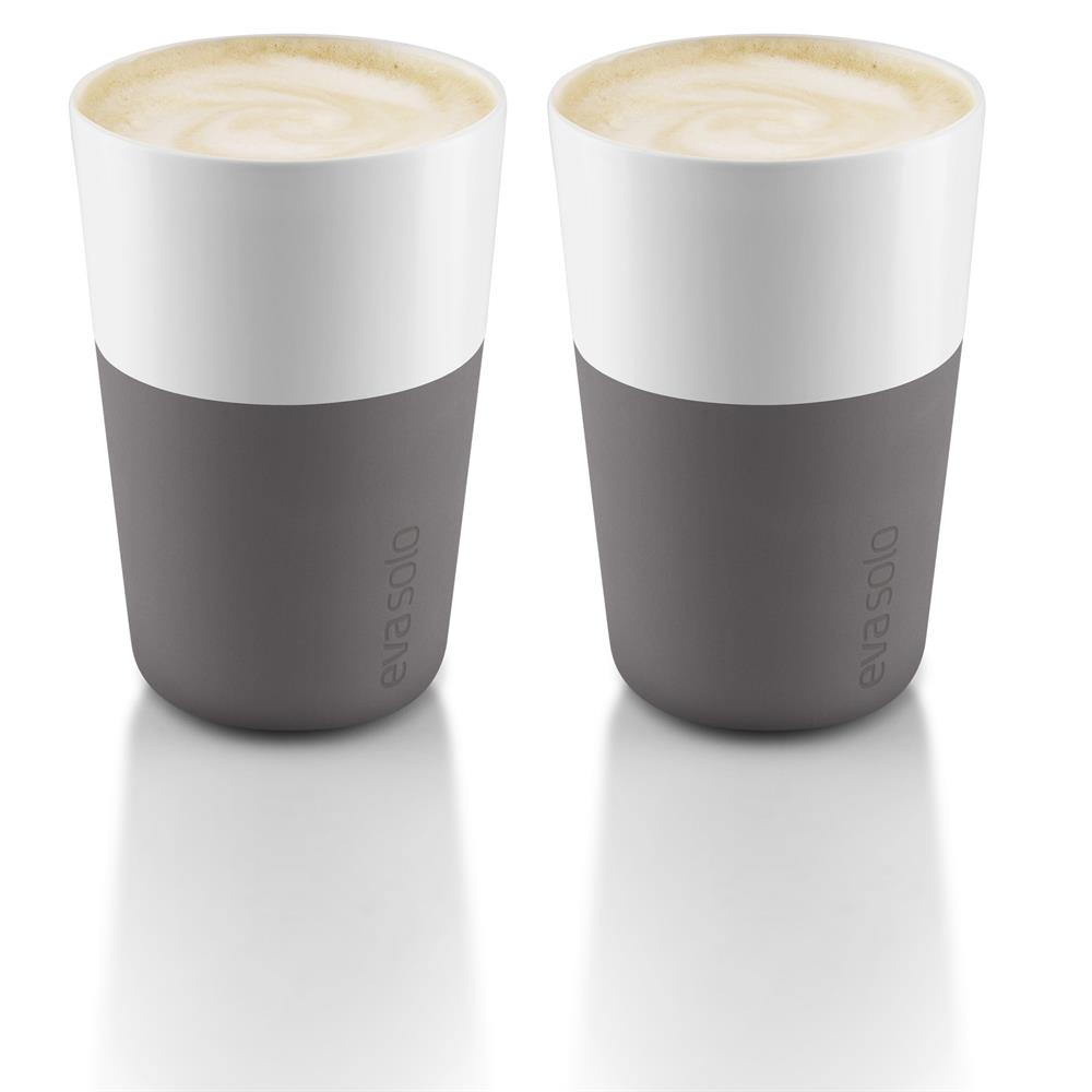 Eva Solo - Caffé Latte krus 36 cl 2 stk grå