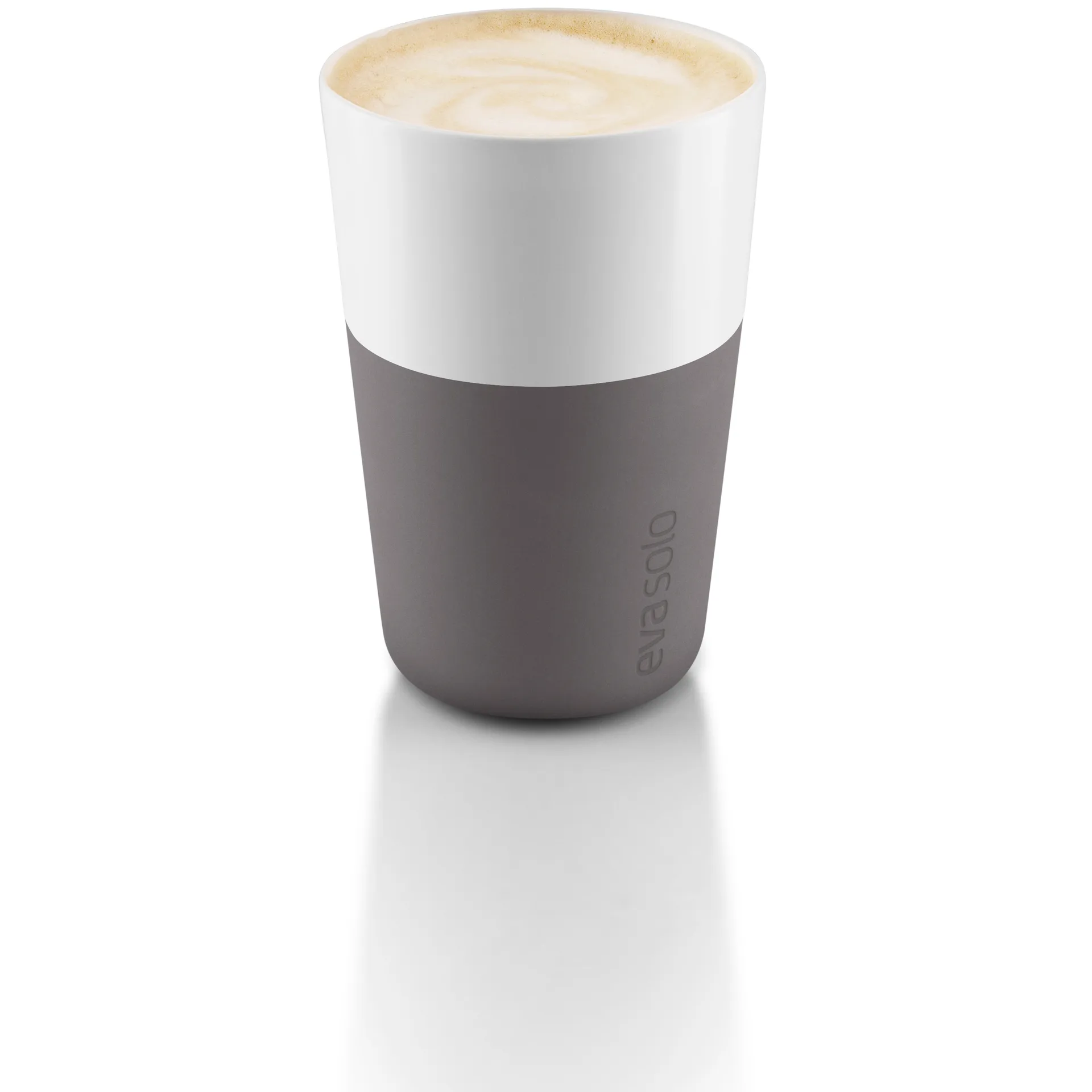 Eva Solo Caffè latte-kopp 2-pakning, Elephant grey Eva Solo