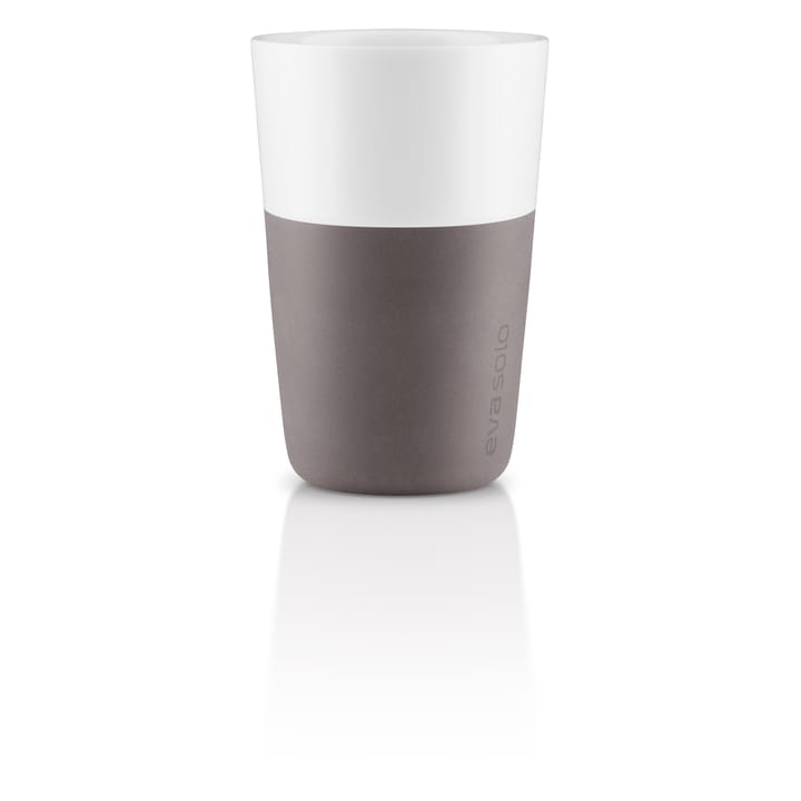 Eva Solo Caffè latte-kopp 2-pakning, Elephant grey Eva Solo