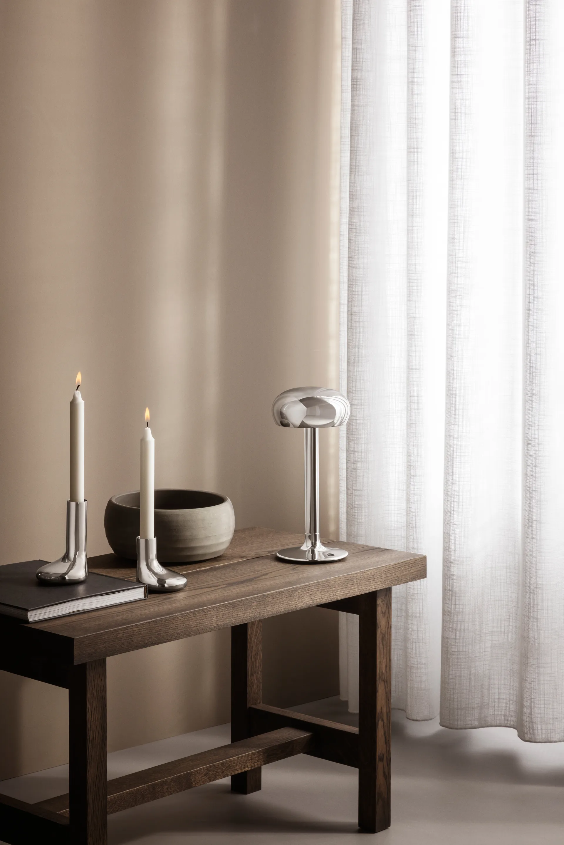 Eva Solo Mellow lysestake 17 cm, Silver Eva Solo