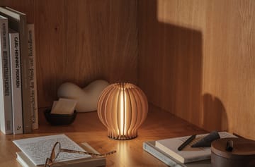 Eva Solo Radiant LED oppladbar lampe rund - Oak - Eva Solo