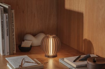 Eva Solo Radiant LED oppladbar lampe rund - Smoked oak - Eva Solo