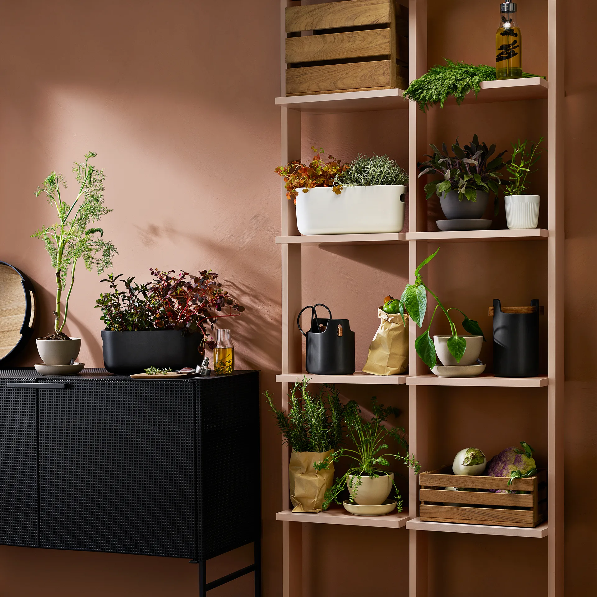 Eva Solo selvvannende herb organiser, Svart Eva Solo