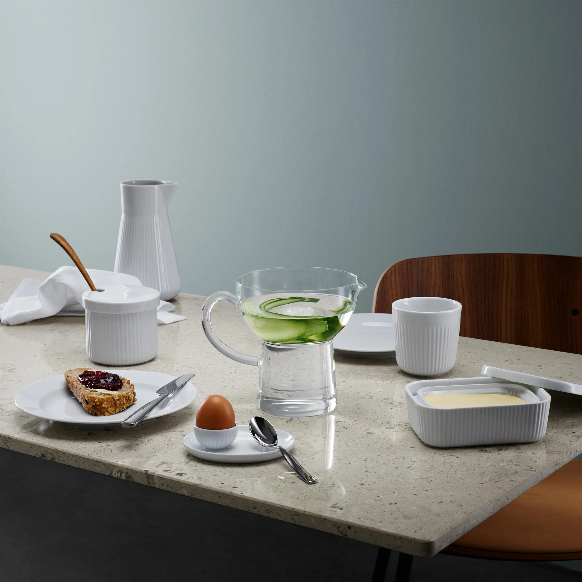 Eva Trio Legio Nova boks med lokk, hvit Eva Solo