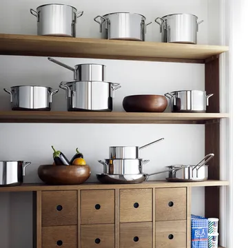 Eva Trio rustfri stål sautékasserolle - 1,3 l - Eva Solo