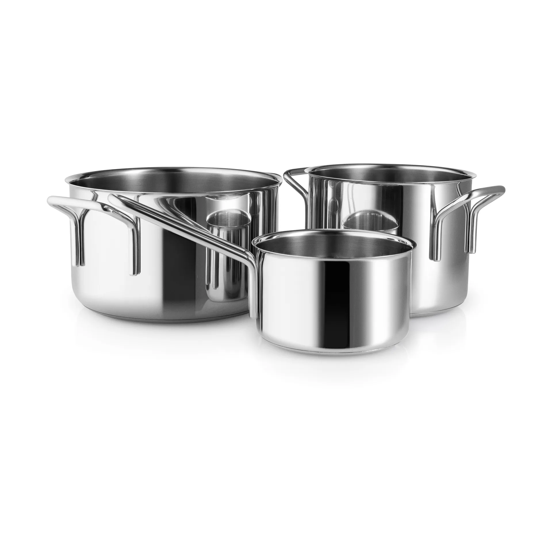 Eva Trio Stainless Steel grytesett 3 deler, Rustfritt stål Eva Solo