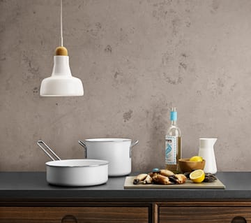 Eva Trio White Line Slip-Let keramisk traktørpanne - 24 cm - Eva Solo