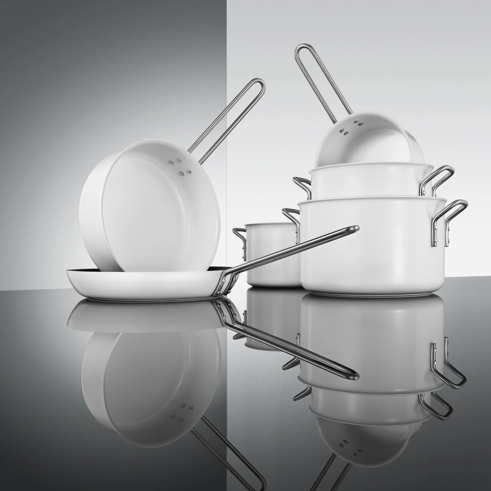 Eva Trio White Line stekepanne, 28 cm Eva Solo