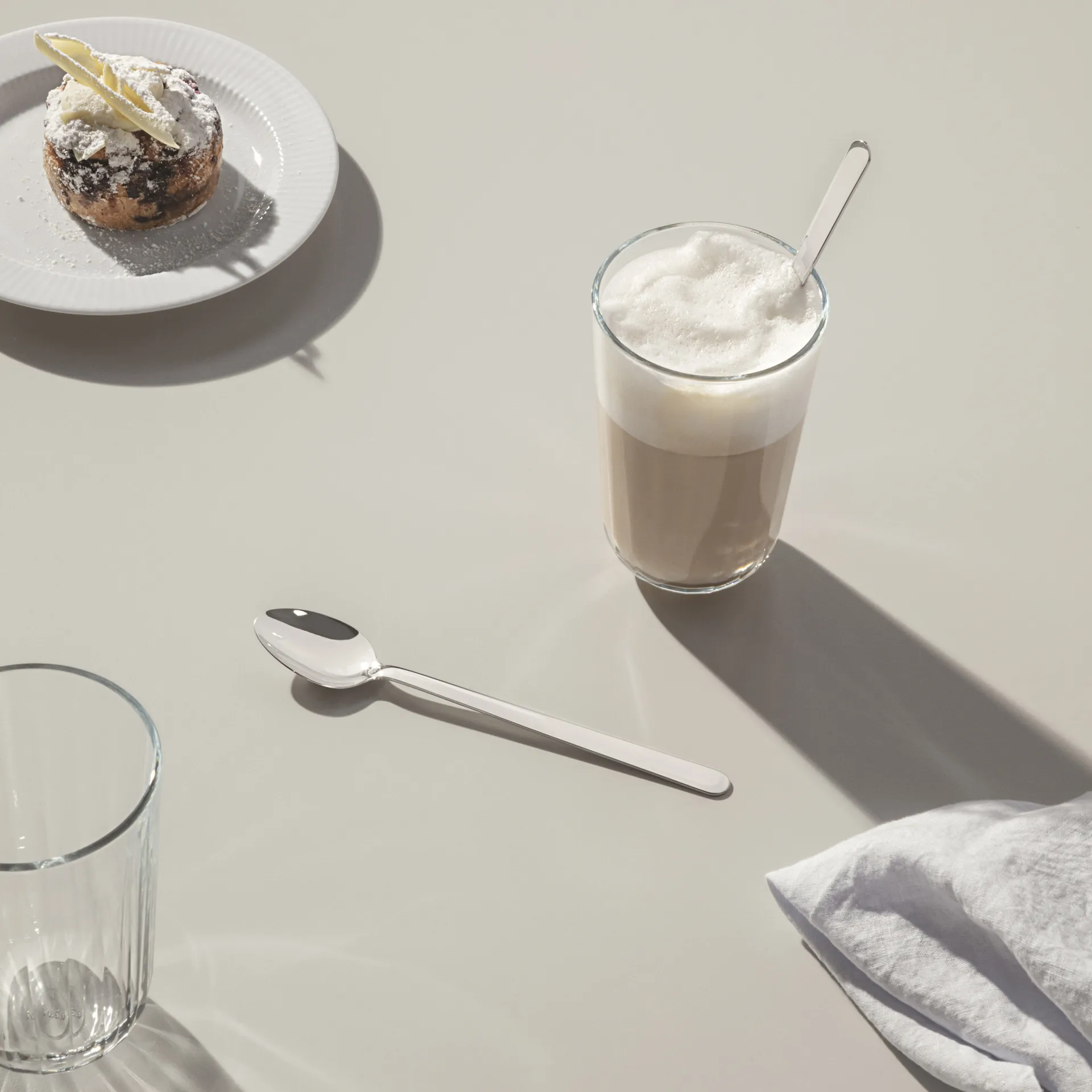 Legio Nova café latteskje 4 deler, Rustfritt stål Eva Solo