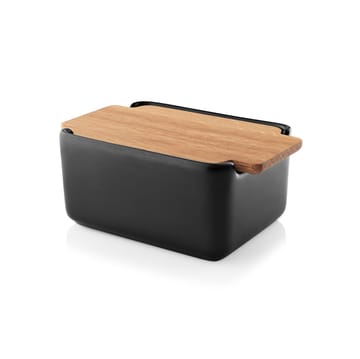 Nordic kitchen smørboks eikelokk 10 x 15 cm - Sort - Eva Solo