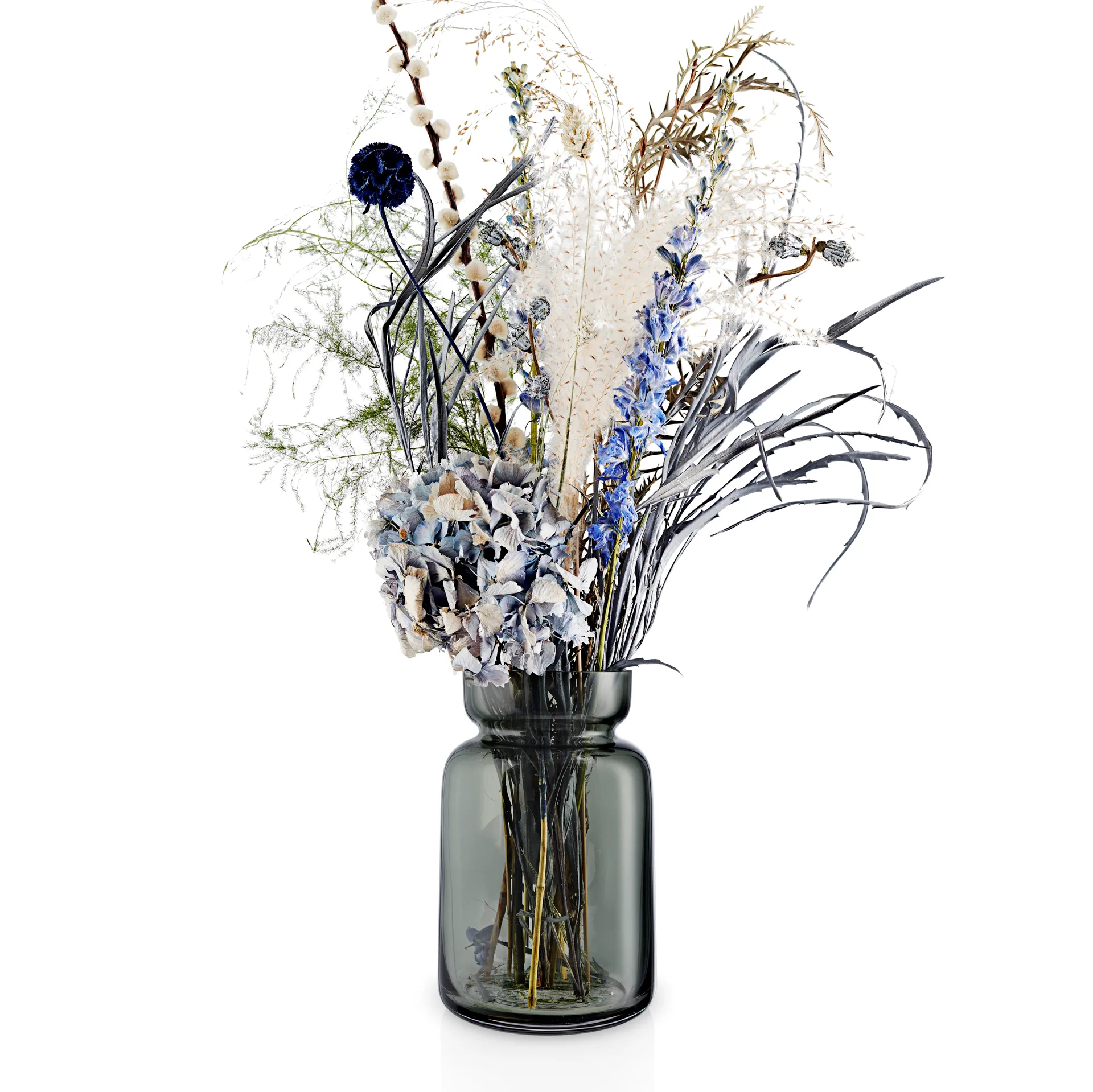 Silhouette glassvase smokey grey, 18,5 cm Eva Solo
