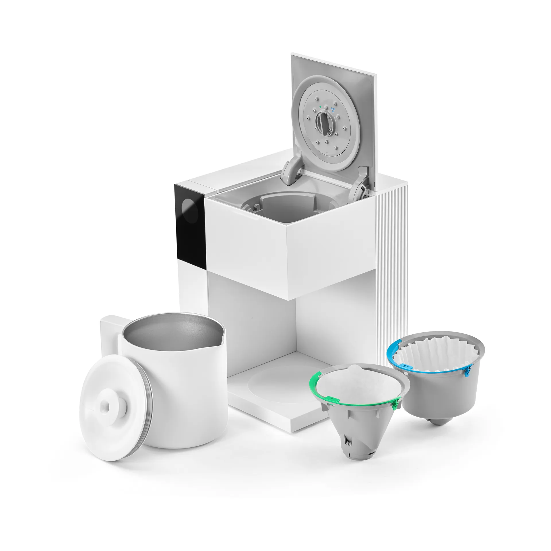 Aiden Precision kaffetrakter, Matte white Fellow