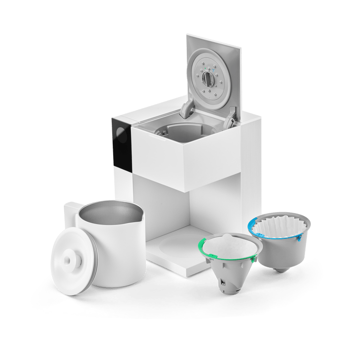 Aiden Precision kaffetrakter, Matte white Fellow