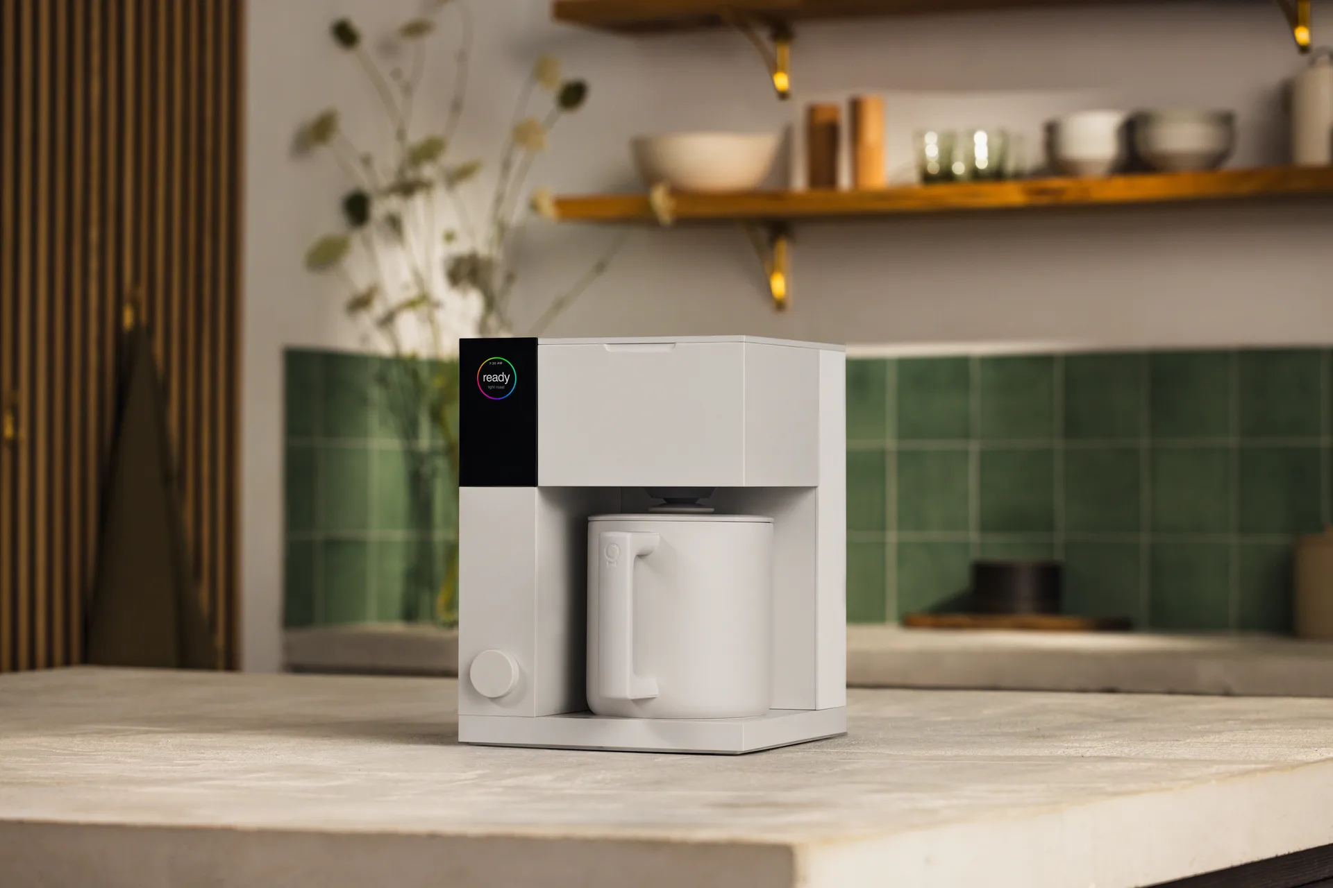 Aiden Precision kaffetrakter, Matte white Fellow