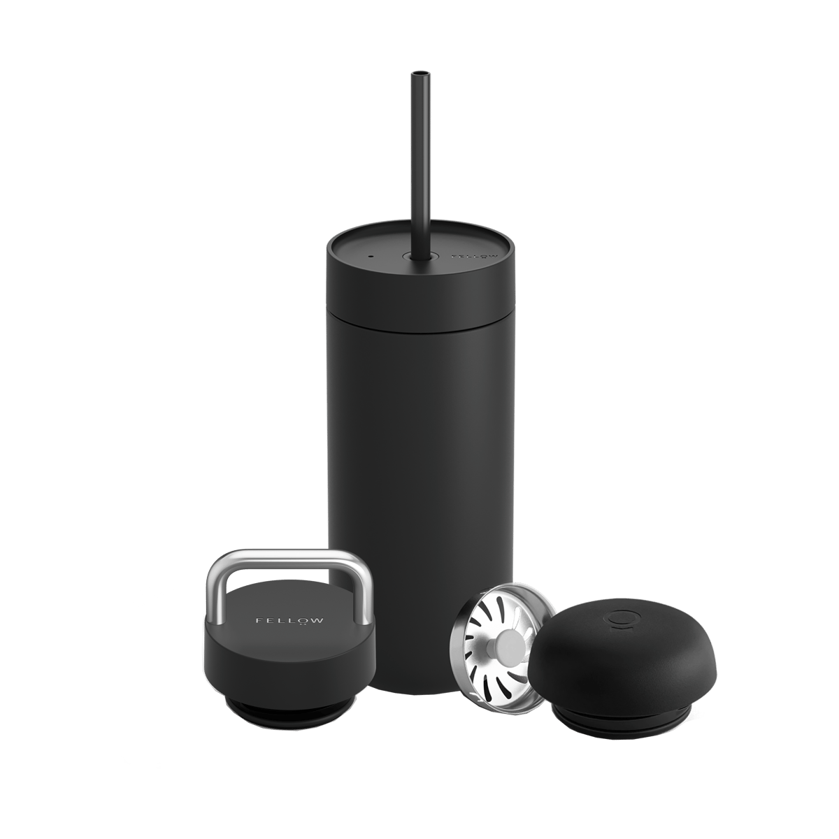 Carter Move termokopp 3-i-1 lokk sett Matte black