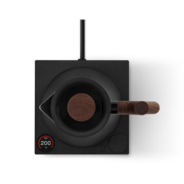 Corvo EKG Pro elektrisk vannkoker 0.9 L - Matte black-walnut - Fellow