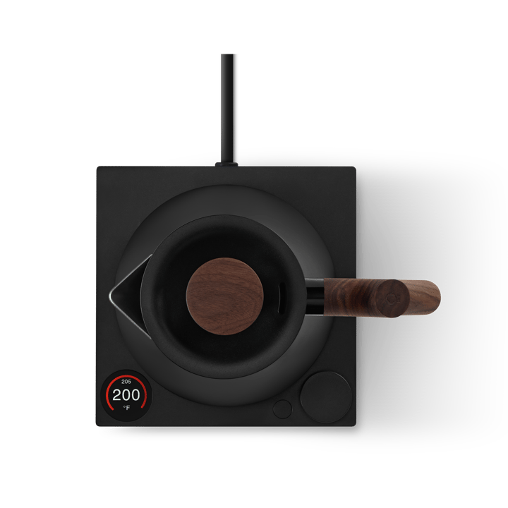 Corvo EKG Pro elektrisk vannkoker 0.9 L, Matte black-walnut Fellow