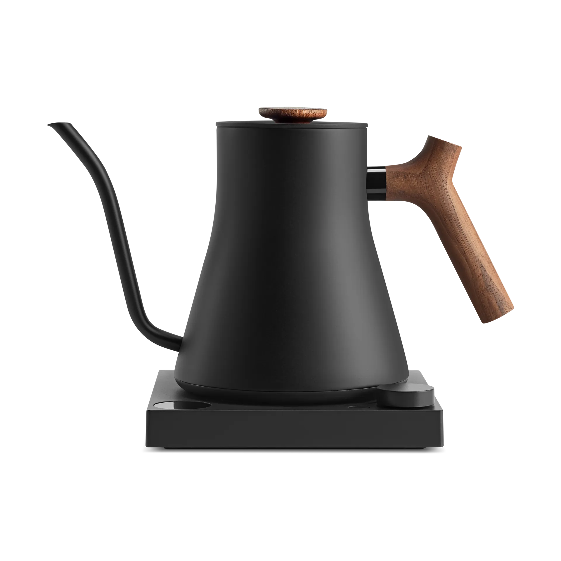 Stagg EKG Pro elektrisk vannkoker 0,9 L, Matte black-walnut Fellow