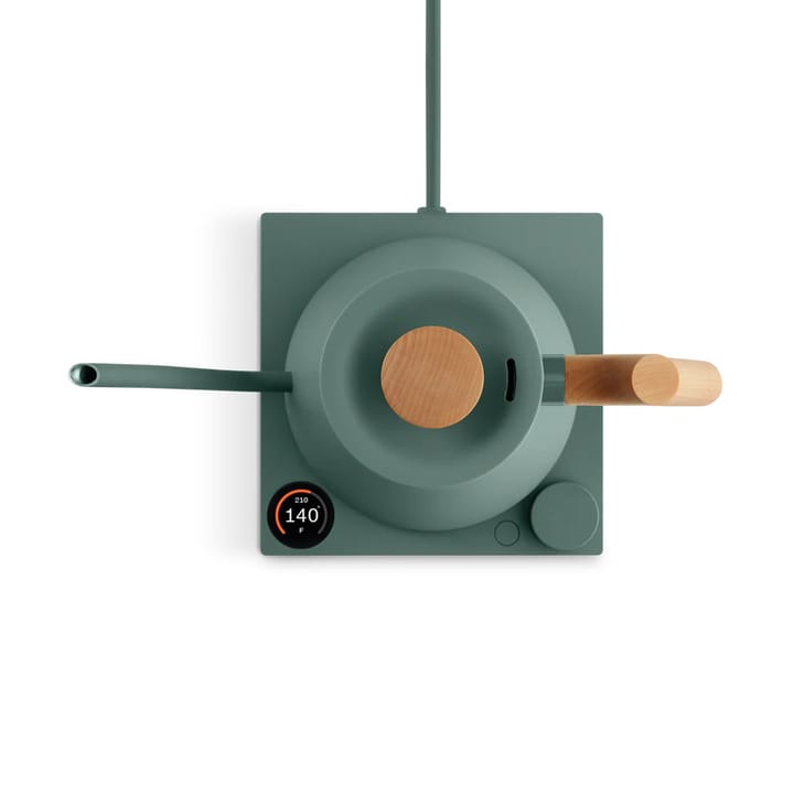Stagg EKG Pro elektrisk vannkoker 0,9 L, Smoke green-maple Fellow