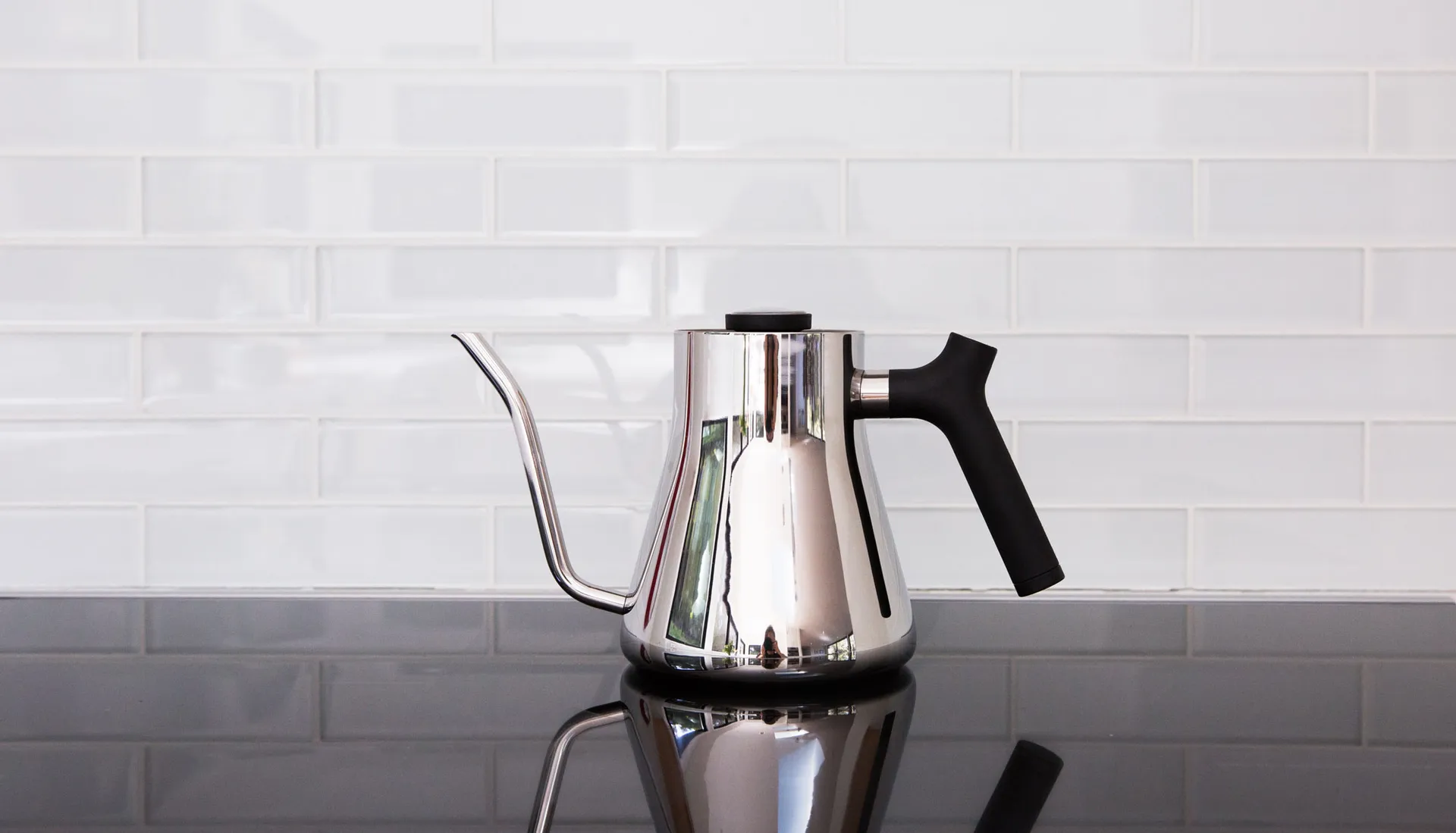Stagg Pour Over vannkoker 100 cl, Polished steel Fellow