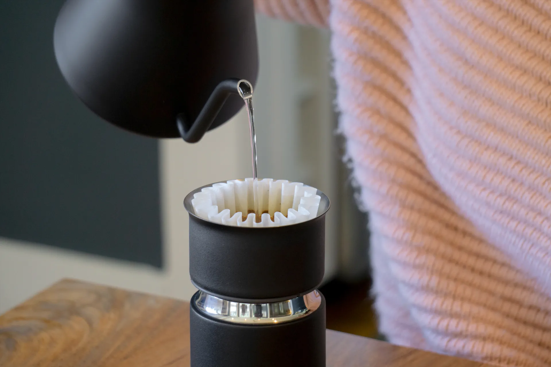 Stagg X Pour-Over Dripper, Matte black Fellow