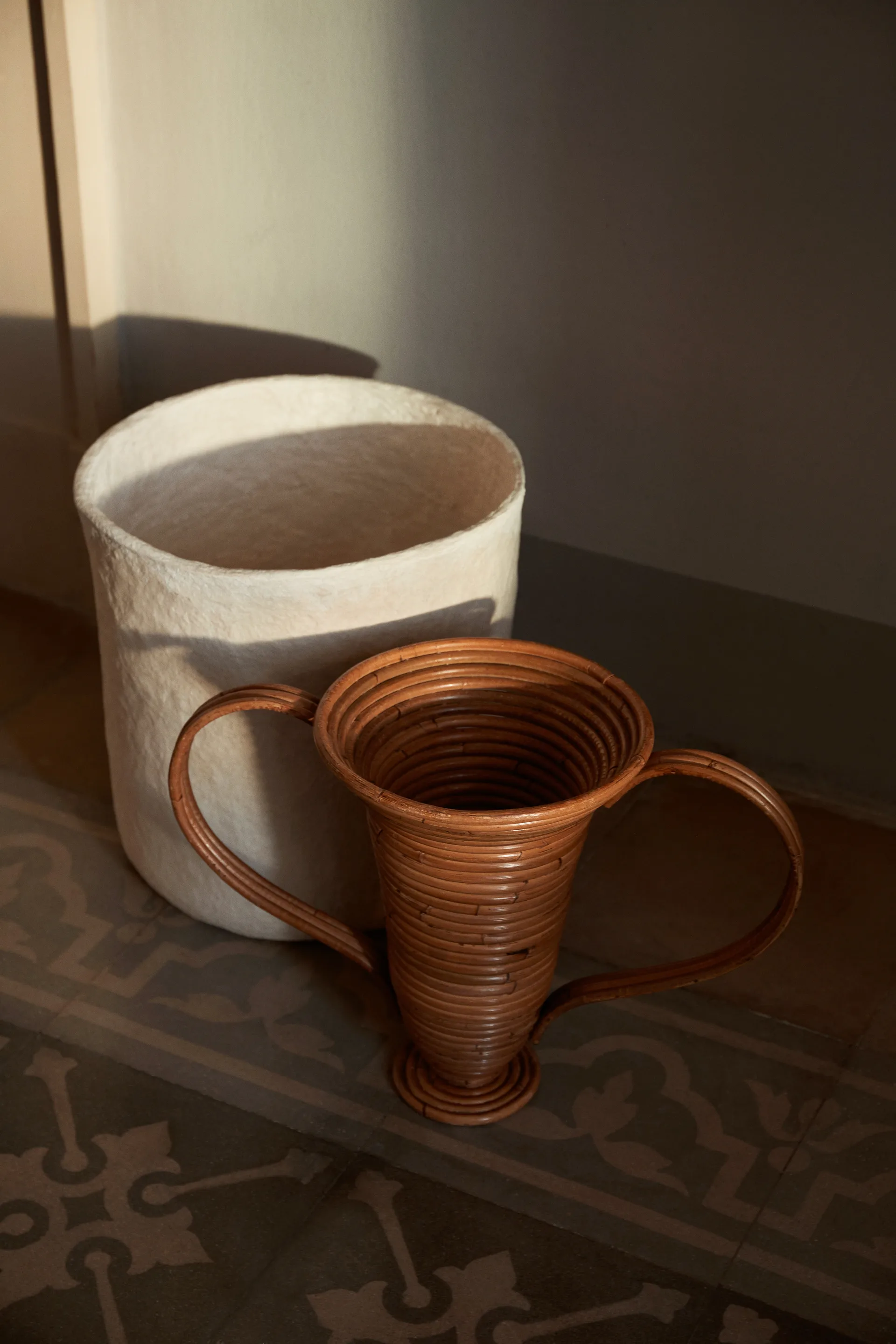 Amphora vase small, Natural stained Ferm Living