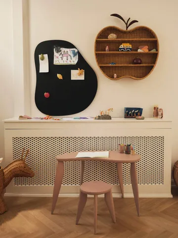 Apple braided vegghylle - Natural, 70x12,5x68 cm - Ferm Living
