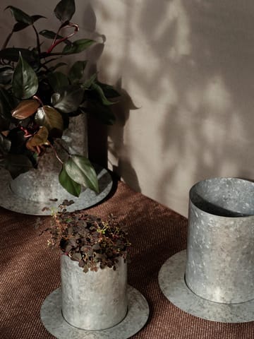 Auran krukke medium 26,6 cm - Galvanized iron - Ferm Living