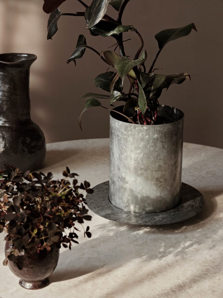 Auran krukke medium 26,6 cm, Galvanized iron Ferm Living