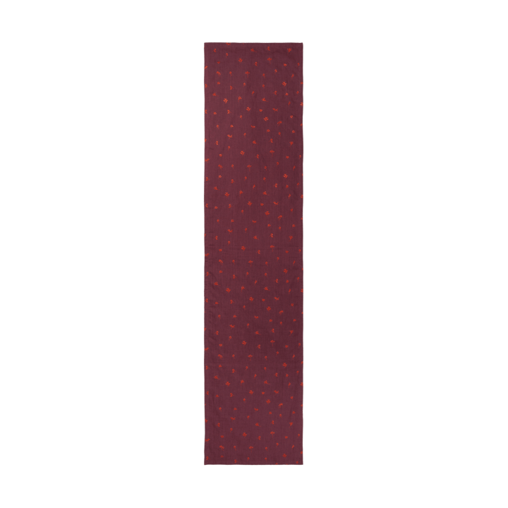 Baies løper 40x180 cm - Dark grape-picante - Ferm Living