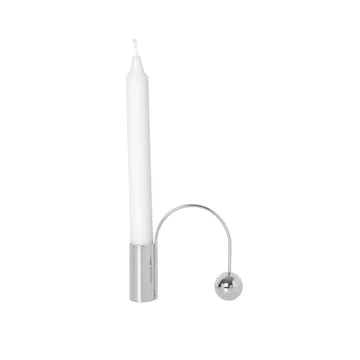 Balance krom lysestake - kubbelys - Ferm Living