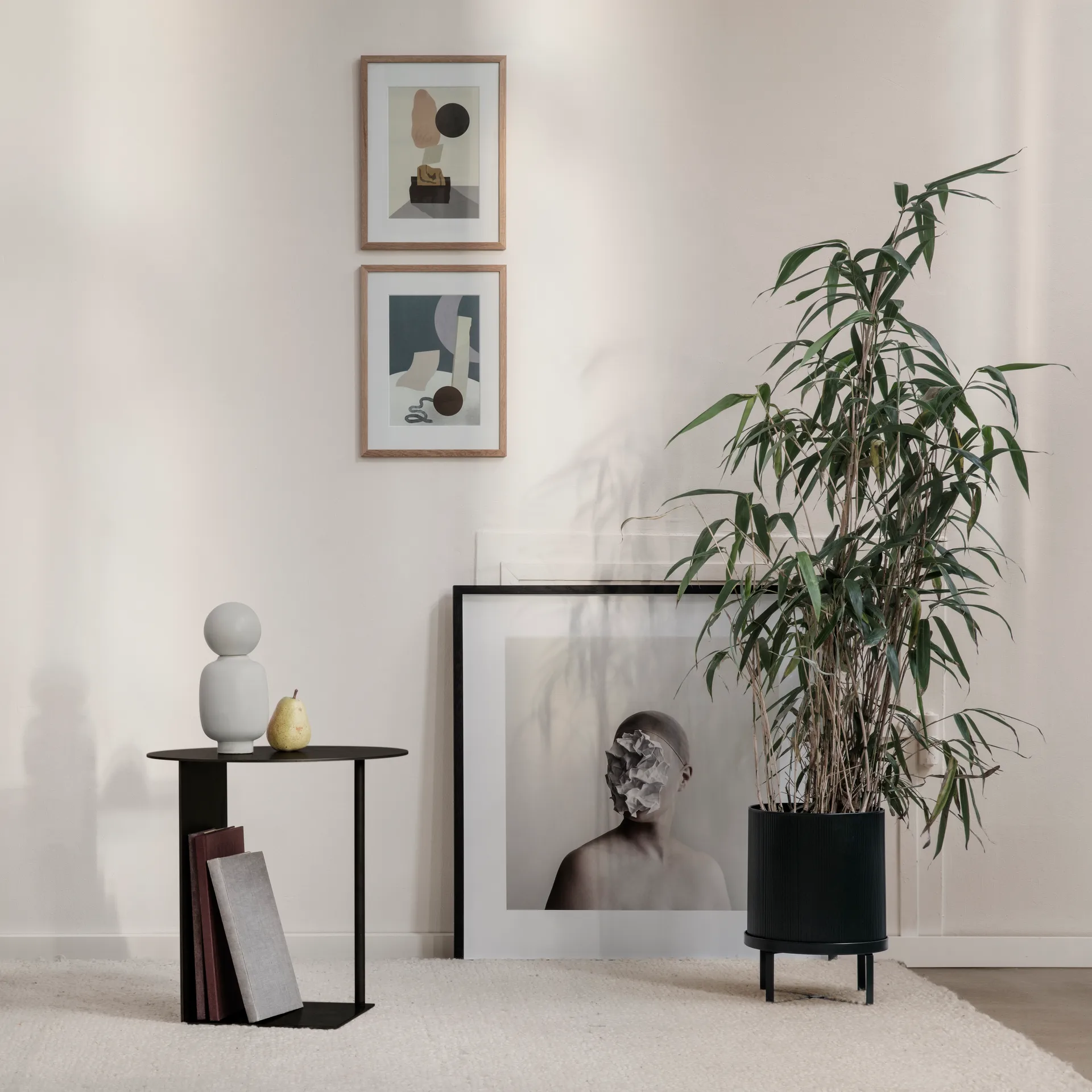 Bau krukke large Ø28 cm, Svart Ferm Living
