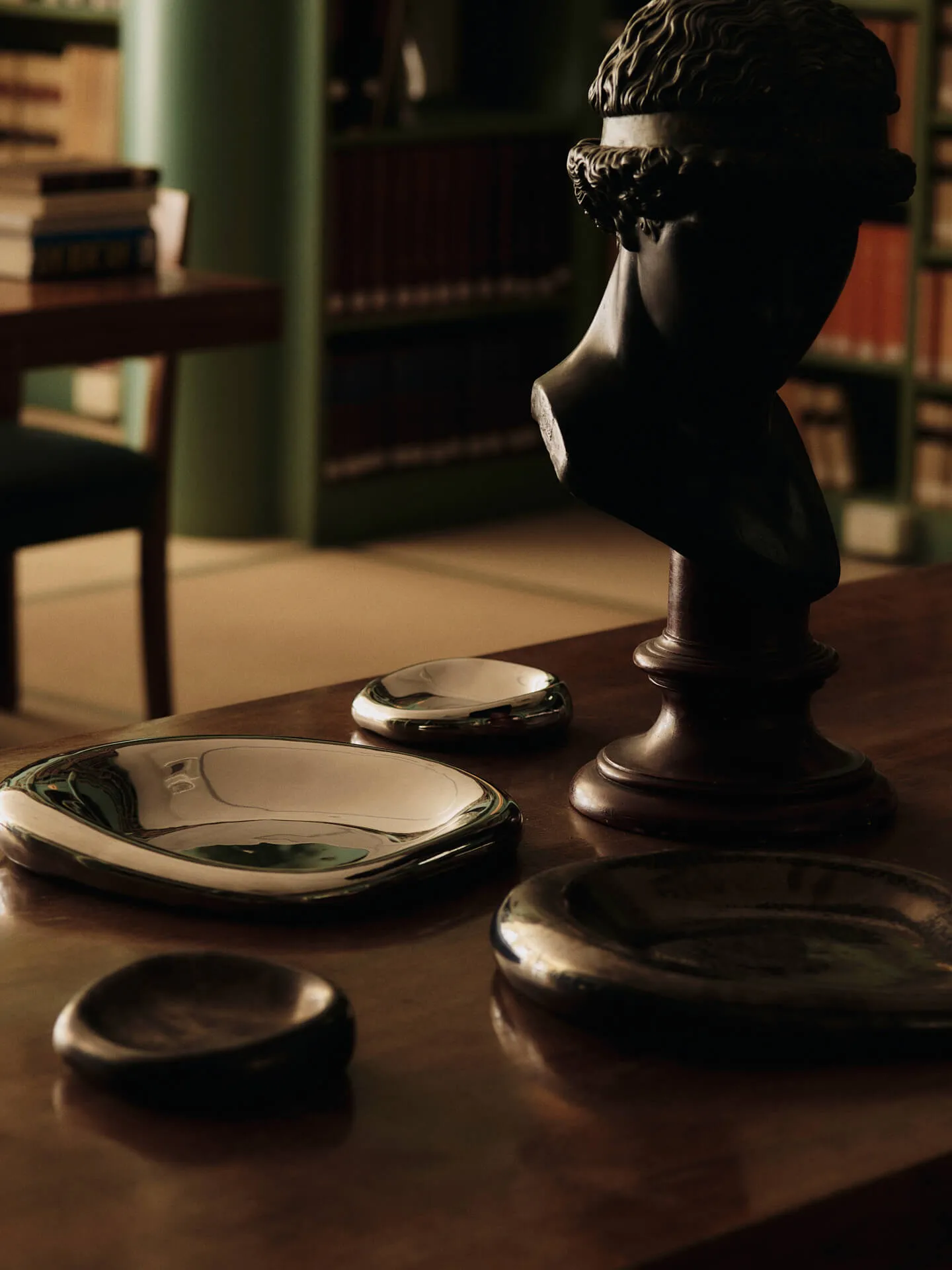 Bellure centrepiece dekorasjonsskål Ø35 cm, Silver Ferm Living